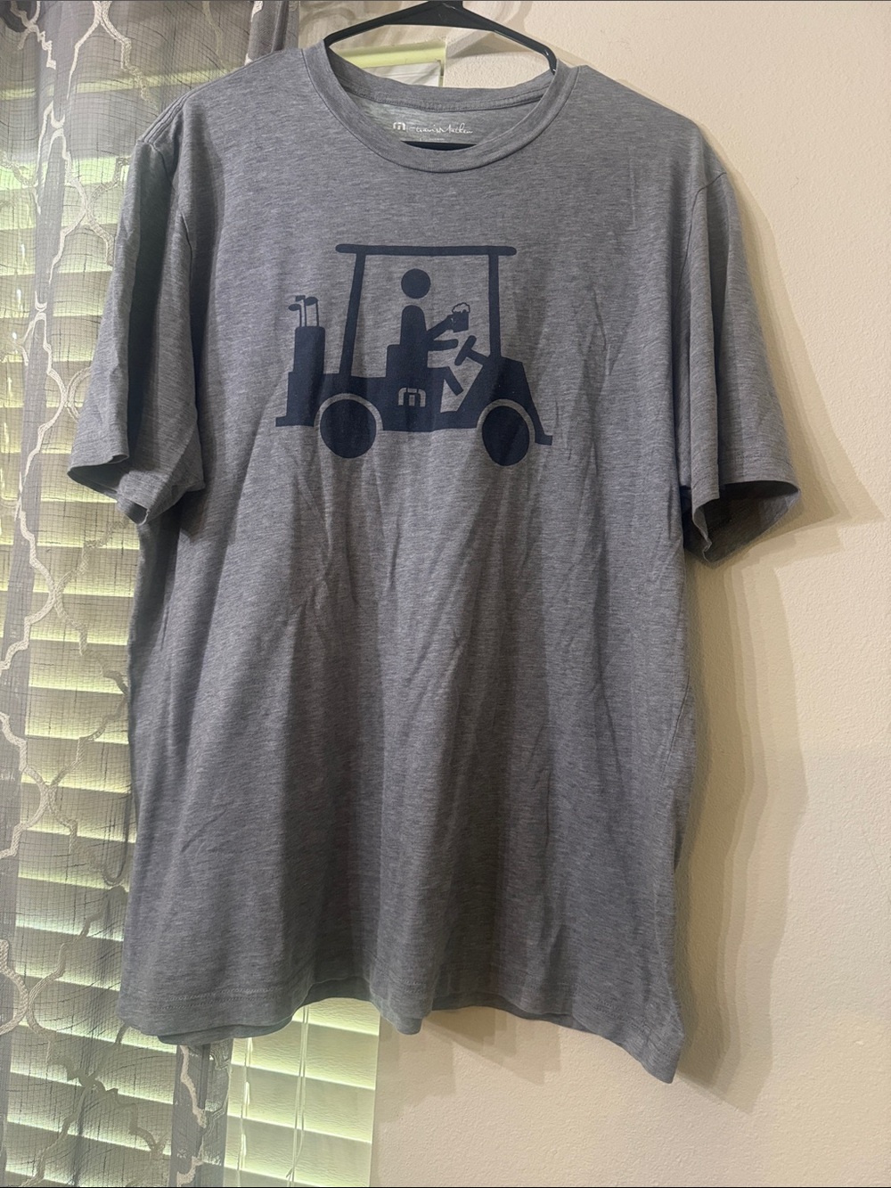 Travis Mathew Golf Cart Graphic Tee  size L